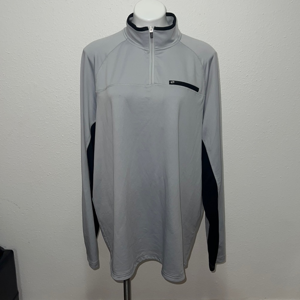 Fila Gray Black XXL Long Sleeve Athletic Shirt